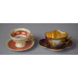 Two Royal Vienna Cabinet Cups and Saucers