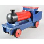 A Mid 20th Century Wooden Toy Train, 45cm Long