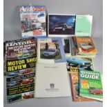 A Collection of Various Motor Car Guides, Magazines and Brochures