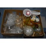 Two Boxes Containing Various Ceramics and Glassware