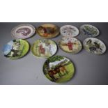 A Collection of Nine Various Decorated Plates to Include Spode, Continental etc