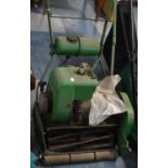 A Vintage Petrol Rotary Lawn Mower for Restoration