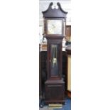 A Mid 20th Century Mahogany Cased Clock by Smallcombe, Essex, No.134 with Three Weight Movement,