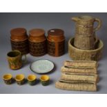 A Collection of Mid-Late 20th Century Ceramics to Include Three Hornsea Heirloom Storage Jars,