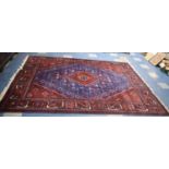 An Antique Persian Handmade Joshgan Carpet, 339x250cm