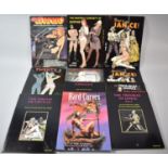 A Collection of Ten Bound Volumes Erotic Art Cartoons by the Erotic Print Society etc