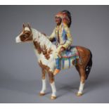 A Beswick Mounted Native American, Model No. 1391