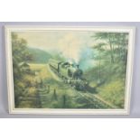 A Framed Don Breckon Railway Print, 75cm wide