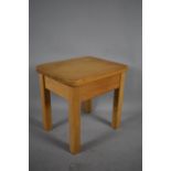 A Modern Rectangular Topped Occasional Table with Single Drawers, 45cm wide