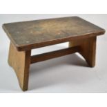 A Wooden Footstool, Good Colour and Condition