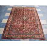 An Antique Persian Handmade Bidjar Rug, 266x155cm