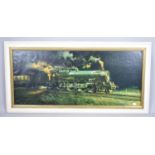 A Framed Terence Cuneo Railway Print, King George V, 88cm Wide