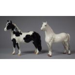Two Beswick Ponies to Include Welsh. M and Pinto Pony Second Version no.1373 (Chip to ear)