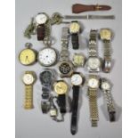 A Collection of Various Ladies and Gents Wrist Watches, Pocket Watch etc