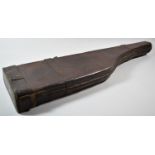 A 19th Century Leather Leg of Mutton Shotgun Case, 86cm Long