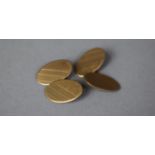 A Pair of 9ct Gold Gents Cufflinks, 5.7g