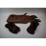 A Fur Stole and a Pair of Ladies Fur Gloves
