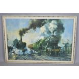 A Framed Alan Fearnley Railway Print