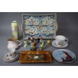 A Collection of Continental and English Ceramics to include Royal Doulton 'Ophelia' Pattern Vase (