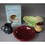 A Royal Doulton The Winnie-the-Pooh Collection Children's Boxed 2 Piece Mug and Plate, Sylvac Jug,