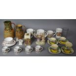 A Collection of Ceramics to Include Masons Oriental Pattern Jug, Indian Tree Coffee Cans, Coronation