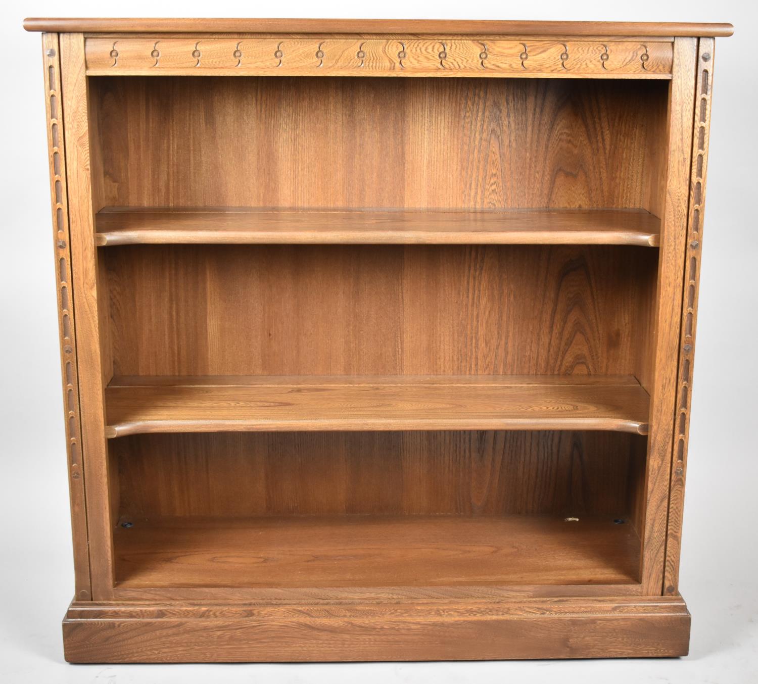 A Modern Ercol Two Shelf Open Bookcase, 96cms Wide - Image 2 of 3