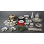 A Collection of Ceramics to include Royal Albert Old Country Roses, Saucers, Side Plates, Oval