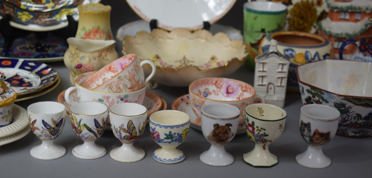 A Collection of 19th Century and Later Ceramics to Include Royal Doulton Edwardian Decorated Plates, - Image 2 of 4