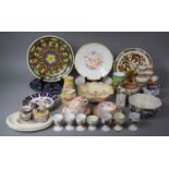 A Collection of 19th Century and Later Ceramics to Include Royal Doulton Edwardian Decorated Plates,