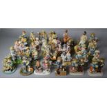 A Collection of Approximately 31 Leonardo Figural Ornaments by Christine Haworth