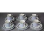 A Collection of Royal Doulton Taylor Coffee Cans, Saucers and Side Plates