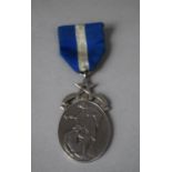 A Silver Masonic Medal, London Hallmark 1941, Kindness Heals the Sick