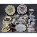 A Collection of Various Childrens China to include Royal Doulton Bunnykins Plates, Mugs and Bowls,