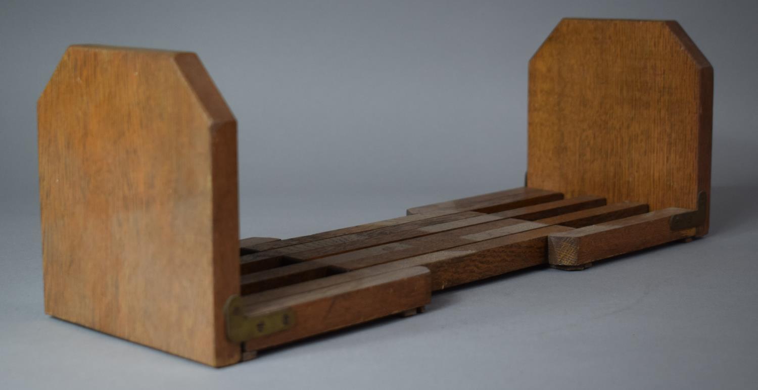A Early/Mid 20th Century Oak Extendable Book Slide