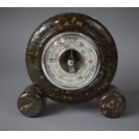 An Early 20th Century Shortland Marble Cased Barometer, 16cms High