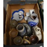 A Collection of Various Ceramics to include Continental Lobed Dish, Various Stoneware Studio