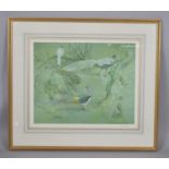 A Framed Limited Edition Print, Silver and Lady Amherst's Pheasants, Signed by the Artist, Dr Eric