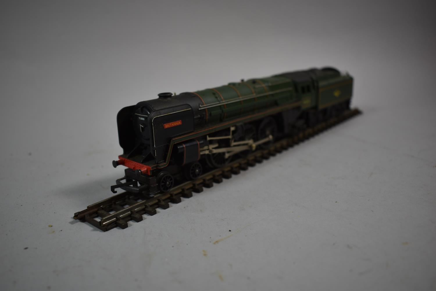 A Boxed OO Gauge Tri-ang Hornby R259S BRc Class 7P6F 4-6-2 No 70000 Britannia - Image 2 of 3