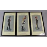 Three Limited Edition Framed Army Prints, Officers of The British Army, All Numbered and Signed by