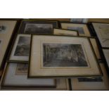 A Collection of Various Etchings and Prints Etc