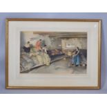 A Framed Russell Flint Print, Signed in Pencil, 79cms Wide