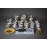 A Collection of Various Royal Worcester Reproduction Miniature Jugs (Some with Certificates),
