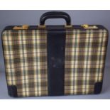 A Harrods Combination Briefcase with Tartan Design, 45.5cms Wide