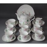 A Royal Stafford Part Breakfast Service to Comprise Six Cups, Six Saucers, Six Side Plates, Milk,