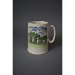 A Royal Bradwell Arthur Wood Transfer Printed Tankard with Bowling Scene, 31cms high