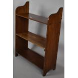 An Oak Open Bookcase, Three Shelf, 64cms Wide