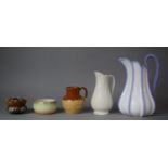 A Collection of Late 19th Century and Later Ceramics to Include Victorian Lavender and White