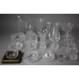 A Collection of Various Good Quality Glassware to include Stuart Shallow Bowl, Stuart Vases,