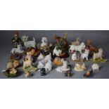 A Collection of Various Dog Ornaments to Include Scottie Dog, Aynsley Dog Ornament Etc