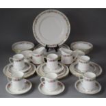 A Belinda Pattern Part Dinner and Tea Service to Include Royal Albert and Paragon Examples, Six